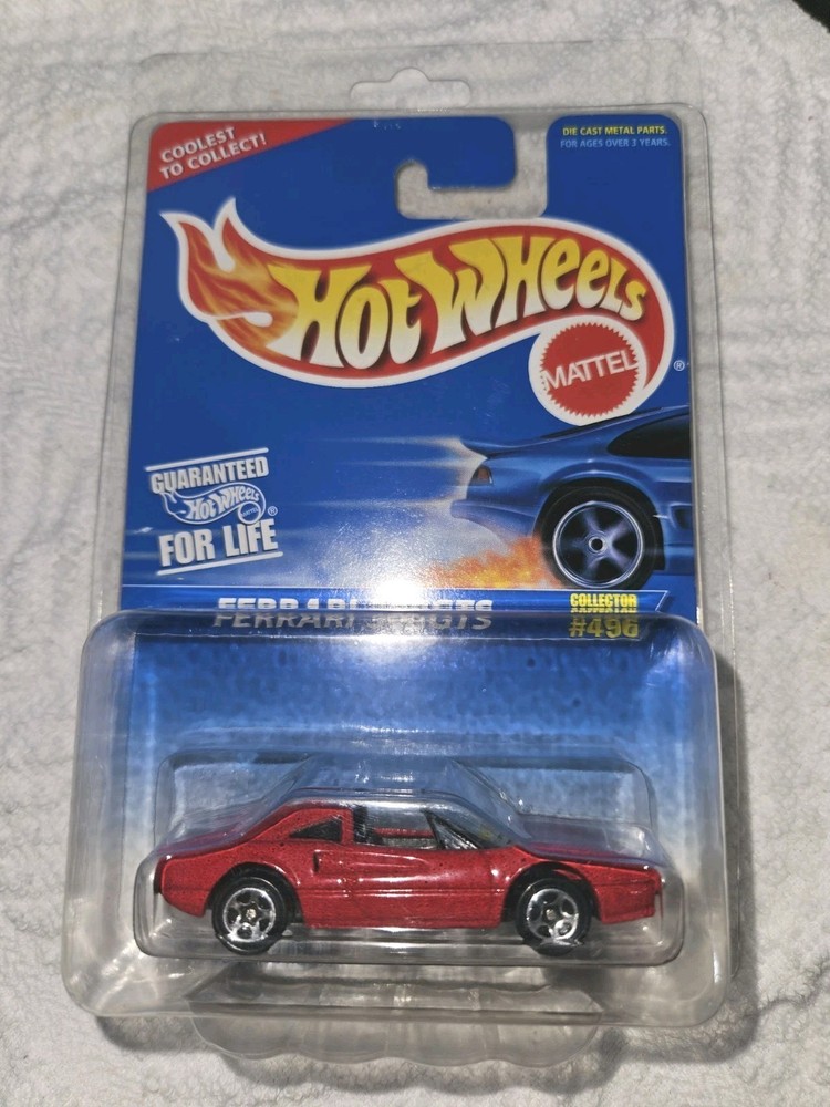 Hot Wheels Ferrari 308GTS in Red Collector #496 Corgi In Protective Case