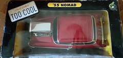 Muscle Machines 1955 Chevy Nomad Red 1/18 Funline