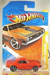 2011 Hot Wheels #25 New Models 25/50 ’68 COPO CAMARO Orange Variation w/MC5 Sp