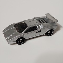 Tomica Tomy SILVER Lamborghini Countach LP500s Extremely Rare