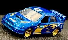 Hot Wheels Subaru Impreza WRX Blue 2026 CUSTOM Wheel & Tire Real Riders