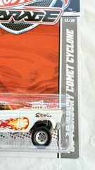 Hot Wheels Garage FORD ’65 Mercury Comet Cyclone Set Silver & PSYCHO PSYCLONE RR