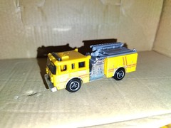 Loose Matchbox Pierce Dash Fire Engine Brown TWP fire Department