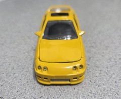 X-Concepts 2002 Diecast Acura Car Integra 2000 1:43 scale Yellow Opening Hood
