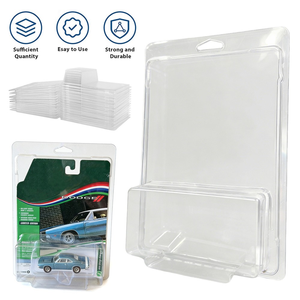 5-50PCS Protector Display Case For Johnny Lightning & Auto World Diecast Cars