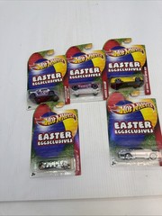 Lot Of 5 Of Walmart Easter Eggsclusives Hot Wheels Cars. {27}