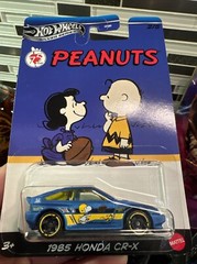 HOT WHEELS WALMART PEANUTS SERIES THE GANG’S ALL HERE 1985 HONDA CR-X