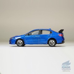 1:64 Subaru WRX STI Model Car Alloy Diecast Toy Vehicle Collection Kid Gift Blue