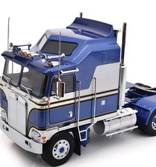 Road Kings 1/18 Scale KENWORTH K100 AERODYNE TRUCK BLUE NEW