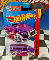Hot Wheels 2015 HW Race: Night Storm 174 Speedbox Van PURPLE GITD_PR5 Malaysia