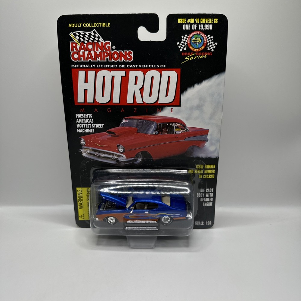 Racing Champions Hot Rod Magazine ’70 Chevelle SS Issue #80 FAST SHIPPING