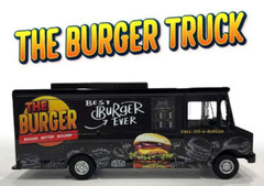 American Diorama 1/64 THE BURGER FOOD TRUCK Die Cast Vehicle -HAMBURGERS-