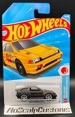 Custom Hot Wheels 1985 Honda CR-X Matte Black 5SPGR NoScalpCustoms