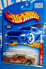 Hot Wheels 2002 Wild Frontier Series #55 ’59 Chevy Impala Brown w/ Gold 5SPs