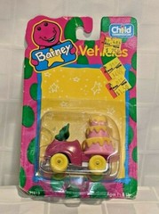 New Sealed 1993 Child Dimension Barney Vehicles Baby Bop’s Birthday Mobile