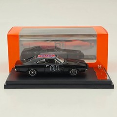 Mini Forge 1:64 1969 Chargr RT style General Lee Black Diecast Model Car Limited