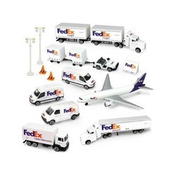 1/87 FedEx Transportation Die-Cast Collector’s Airport Set Airplane 1501205