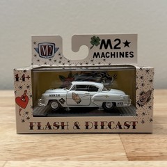 2026 M2 Machines 1954 Chevrolet Bel Air Flash & Diecast ” HOLY ROLLER ” S154