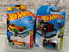 Hot Wheels Street Wiener & Bump Around Lot (2-Pack) Let’s Race Netflix + HW Fun