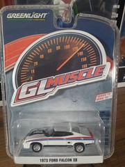Greenlight 29947 Hobby 1973 Ford Falcon XB 1/64 White Red And Blue