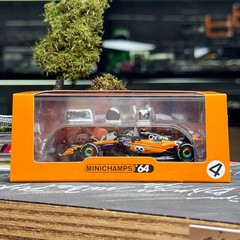 Minichamps 1:64 McLaren F1 MCL39 Lando Norris Monaco GP Car Figure 4 Model