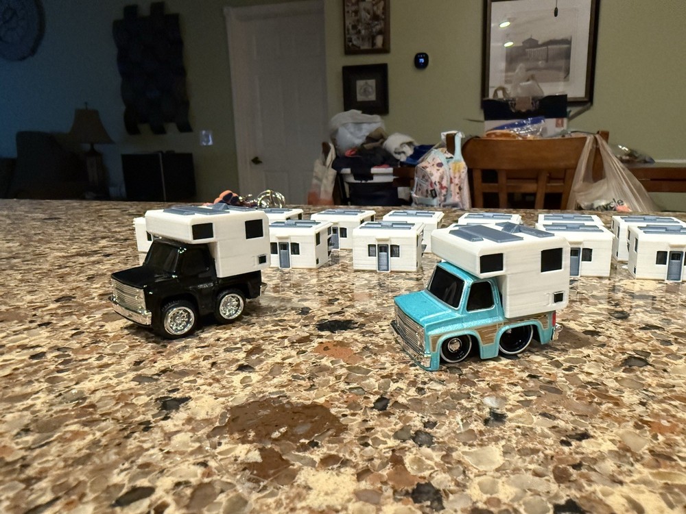 3d Printed Car Tuned C10 Camper Shell ONLY