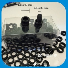 100PCS Diorama 1/64 Car Tyre Garage Model Repair Shop Accessories Ornament Props
