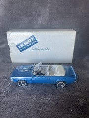 DANBURY MINT 1969 CAMARO SS 1:24 ’69 CHEVY BLUE Convertible W/BOX No Paperwork