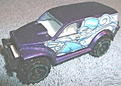 2002 HOT WHEELS POWER PANEL PURPLE 3 1/4″ TOY DIECAST VEHICLE TRUCK – NICE