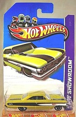 2012 Hot Wheels Kmart #113 HW Showroom-Muscle Mania CUSTOM 64 GALAXIE 500 Green