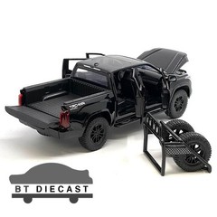 MIJO EXCLUSIVES 2023 TOYOTA TUNDRA TRD OFF ROAD 4×4 1/24 BLACK H08555R-BK