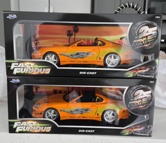 Jada Toys 25 Years of Fast & Furious 2 Toyota Supra 1/18 Scale