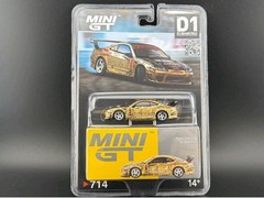 Mini GT Nissan Silvia (S15) Top Secret D1GP Gold #714 1/64