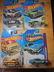 Hot Wheels 4 Lot Dodge Vehicles (All Cards Have Issues) See Description List