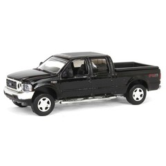 1/64 2004 F-250 Super Duty Crew Cab Pickup Truck Black, Motormax Diecast 400243