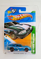 2011 Hot Wheels TREASURE HUNTS ’12 ~ ’92 FORD MUSTANG Blue ~ NEW SEALED
