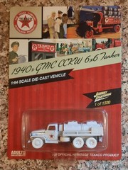 JOHNNY LIGHTNING TEXACO 1940s GMC CCKW 6X6 TANKER WHITE LIGHTNING⚡1 of 26 VHTF