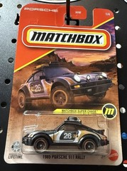 🔥Matchbox Super Chase 1985 Porsche 911 Rally Special Edition 1:64 Diecast🔥