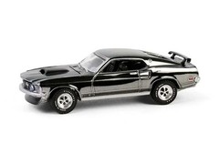 12 PACK 1969 Ford Mustang BOSS 429 Silver Chrome Edition John Wick 2014 1:64