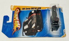 Hot Wheels 2010 New Models 2008 Viper SRT10 ACR Diecast MATTE BLACK 1:64 Scale