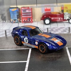 Hot Wheels Race Day series Gulf Oil Shelby Cobra Daytona Blue 1:64 New/Loose