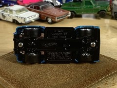 Hot Wheels Spectra Flame Blue Over Zinc Plated ‘56 Ford F100 Custom Wheel Swap