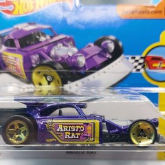 Hot Wheels Aristo Rat Metalflake Purple 1st Casting HW Legends of Speed 2017