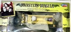 The Munsters Dragsters Dragula 1:18 Scale Diecast – Gold