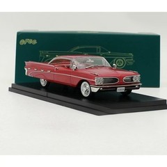 1:43 1959 Pontiac Bonneville Hardtop Red Die Cast Metal Model Car – Collectables