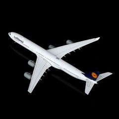 1:400 YY Wings Lufthansa Airlines A340-600 D-AIHZ D-AIHX Aircraft Model +Tractor