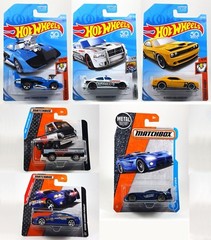 LOT OF 6 Dodge Cars/PU trucks – Hot Wheels, Matchbox – unopened packages 