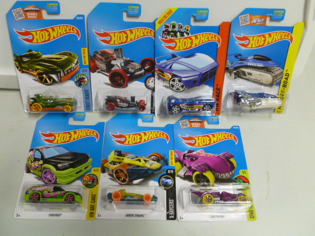 Lot of 7 Hot Wheels 2013 Treasure Hunts with Tread Air