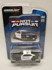 Greenlight Hot Pursuit La Vista Police 2010 Dodge Charger 1/64 Diecast SERIES 10