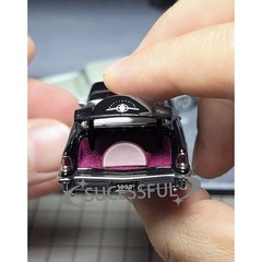 GFCC 1:64 Black 1956 Continental Mark II Classic Diecast Metal Car Model
